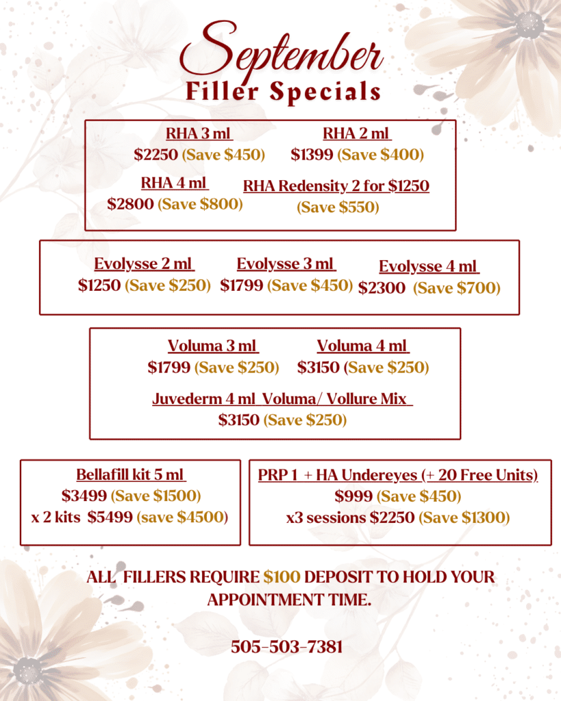 Sept. Filler Specials