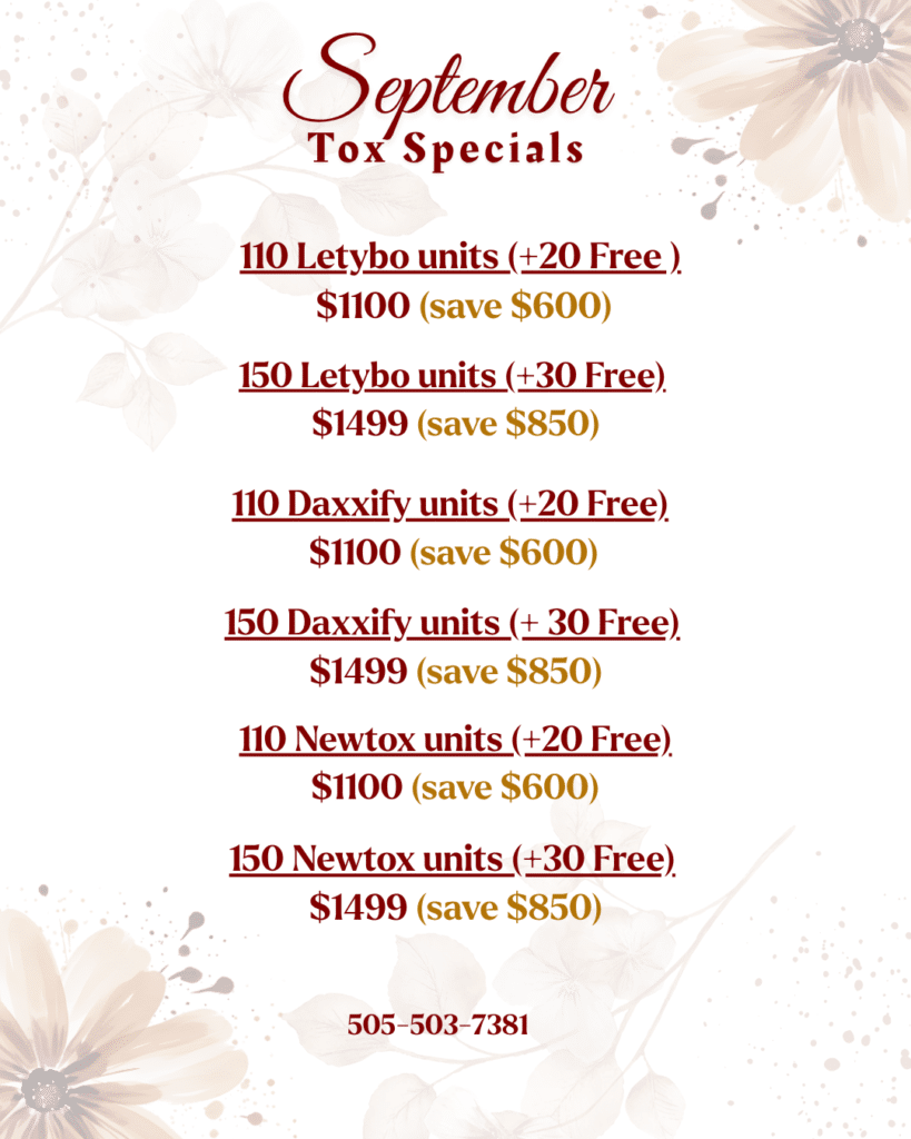 Sept. Tox Specials